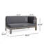 BANC DE COIN GAUCHE EN X