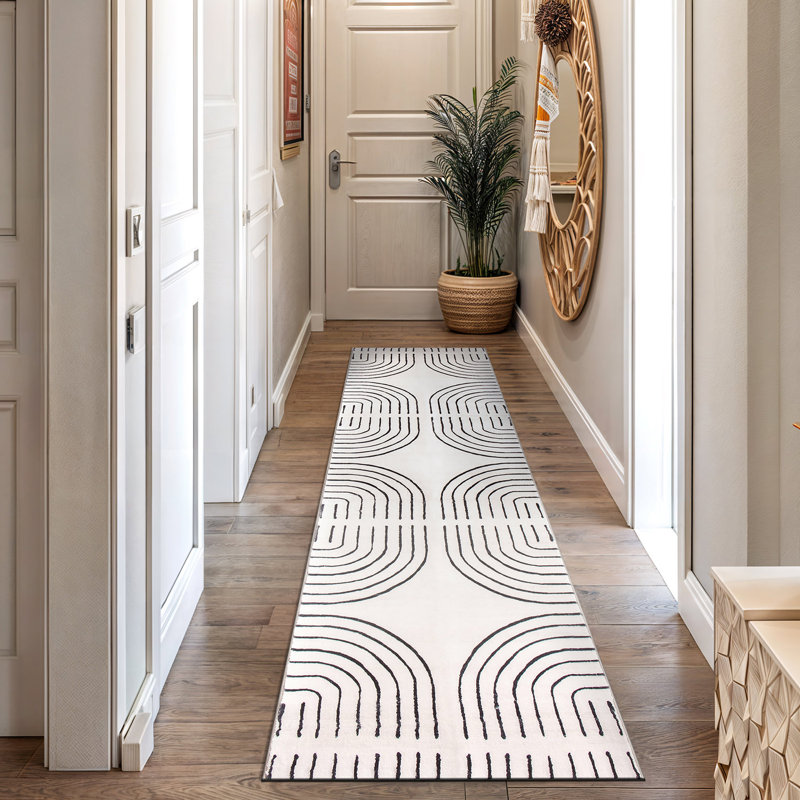 Tapis antidérapants Bohemian Lines, Tapis de couloir 2 pi x 10 pi