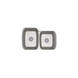 McAllister 31.75'' L Stainless Steel Undermount Double Basin Kitchen Sink