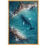 «Ocean Whale», paysage marin marin, impression sur toile encadrée, art mural-124932139-124932140
