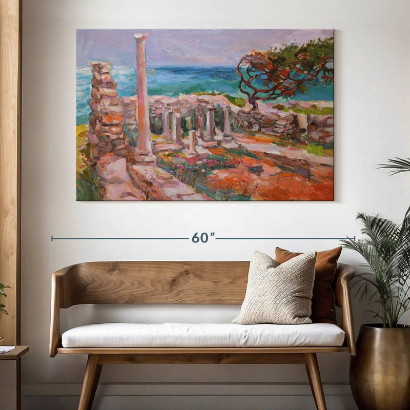 Colonnes de la mer Égée, H 34 po x l 51 po