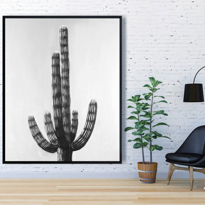 Cactus Print On Canvas