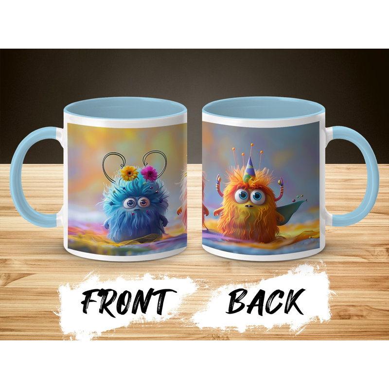 Ceramic Coffee Mug, Light Blue