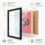 Om in Geometry Minimalist - Framed Print-1419412574-1419412575