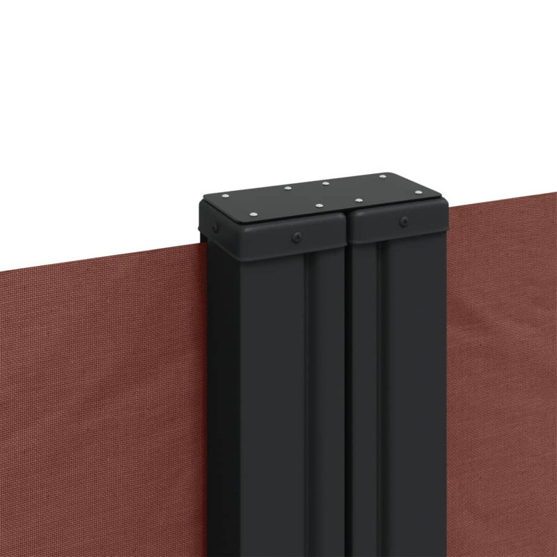 Brayden Retractable Side Awning, 180cm H x 1200cm W, Brown