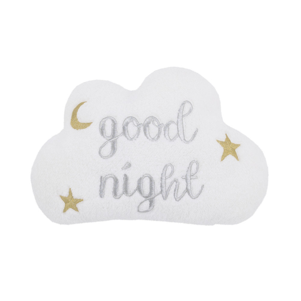 Little Love by NoJo White Cloud "Good Night" Decorative Pillow Little Love by Nojo