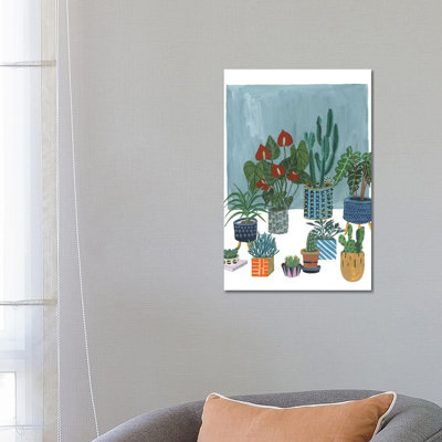 A Portrait Of Plants I by Melissa Wang - Wrapped Canvas Painting