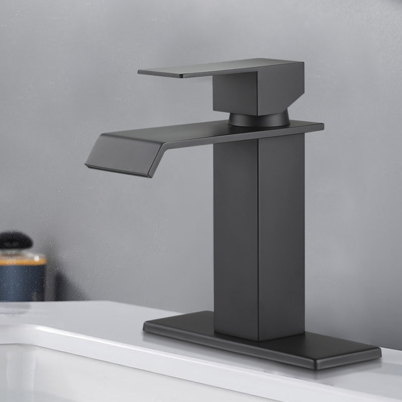 Single-handle Bathroom Faucet, Matte Black