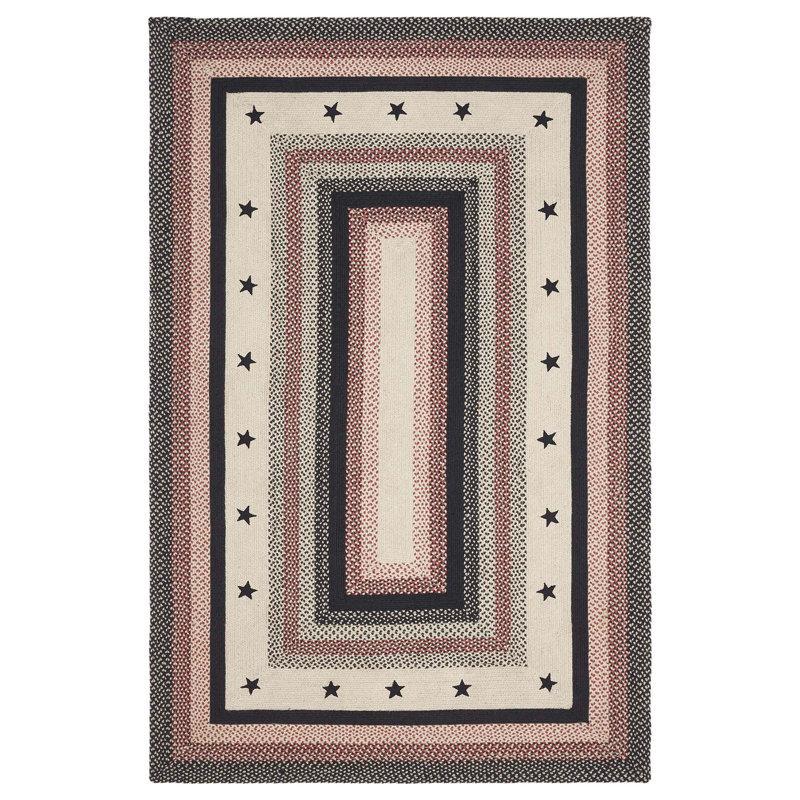 Privett Geometric Indoor Rug, Rectangle 5' x 8'
