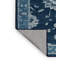 Tapis bleu lavé à la machine-2085838963