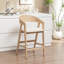 Tabouret de comptoir rembourré Devane-1883403014