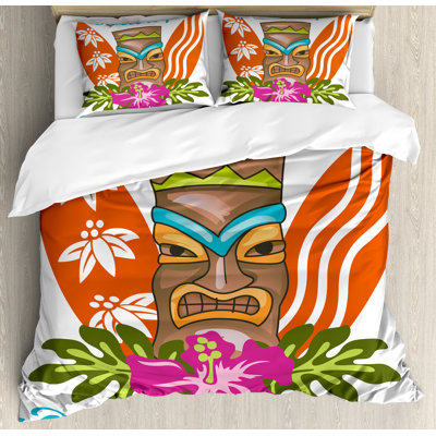 Ensemble de housse de couette bar tiki