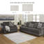 Tapis gris touffeté à motif abstrait Clynes-68816234