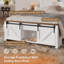 Cadre de lit simple avec porte de grange coulissante Farmhouse-1115433646-1115433647