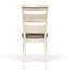 Chaises de salle à manger à dossier échelle, ensemble de 2