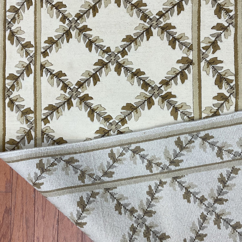  Handmade Aubusson Wool Runner
