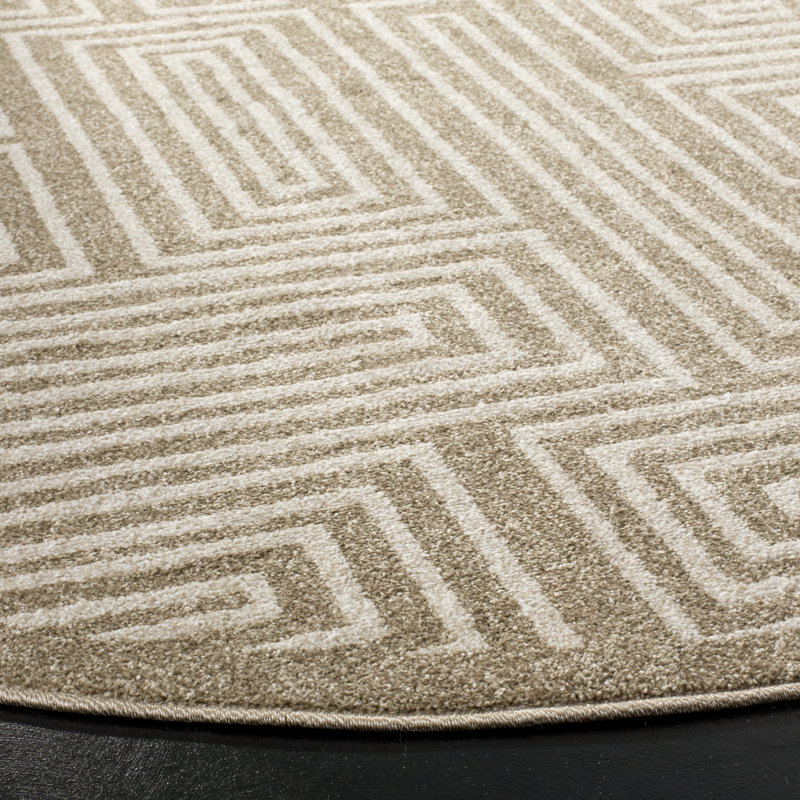 Thornbury Performance Geometric Rug, Round 7'