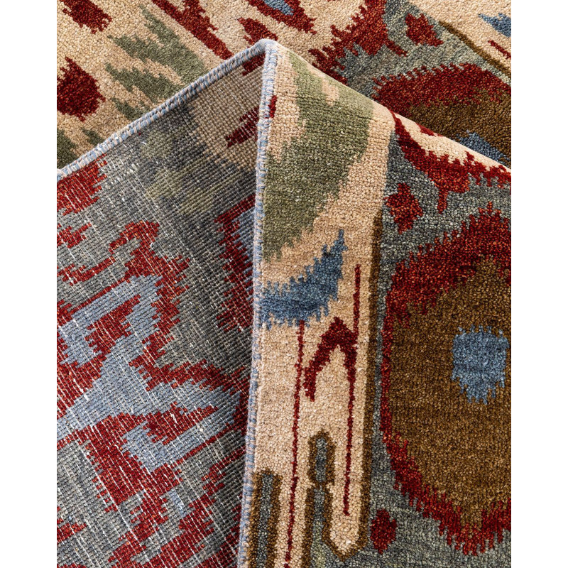 Overdyed One-of-a-Kind 9' 2" X 12' 3" Hand Knotted Area Rug