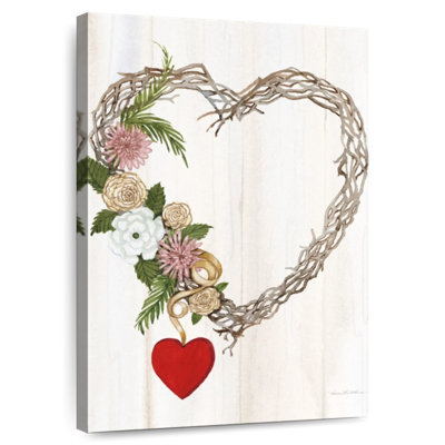 Rustic Valentine Heart Wreath I