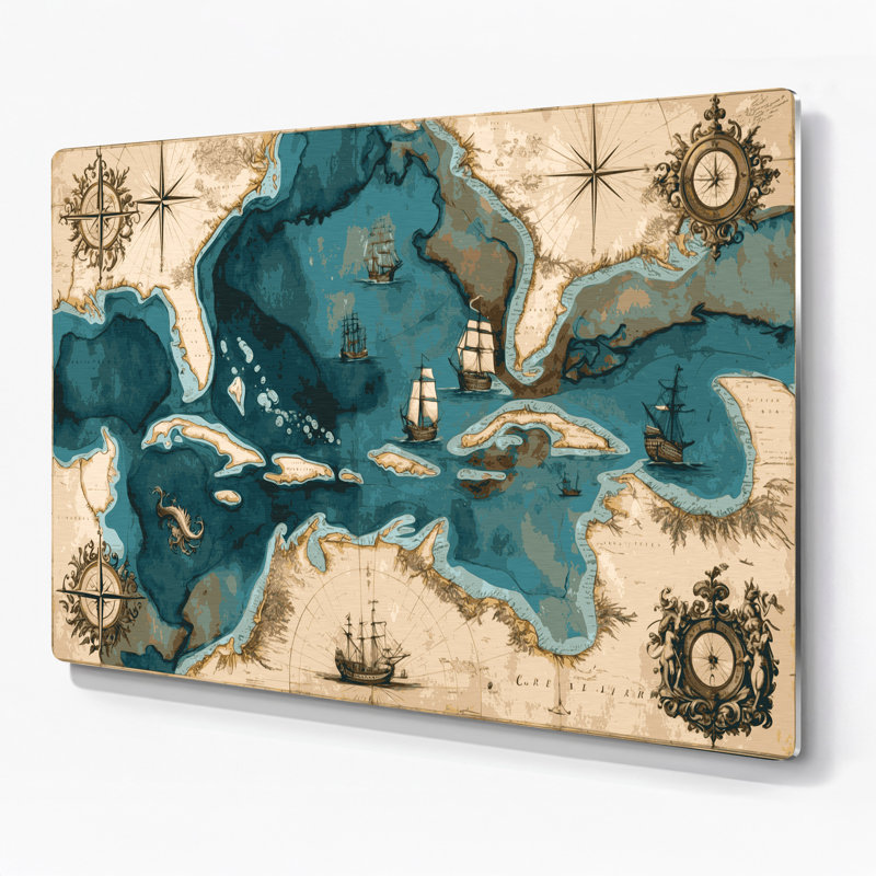 Art nautique, cartes et cartes nautiques, H 8 po x l 10 po