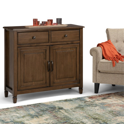 Connaught  Wood Entryway Storage Cabinet In Rustic Natural Aged Brown