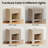 23.6'' 1-Drawer Nightstand With Charging Station, Light Oak