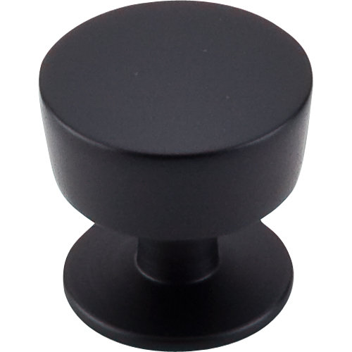 Essex 1 3/16" Diameter Round Knob, Black