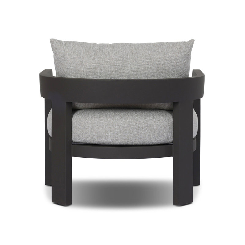 Jackson Outdoor Lounge Chair, Concha Fog