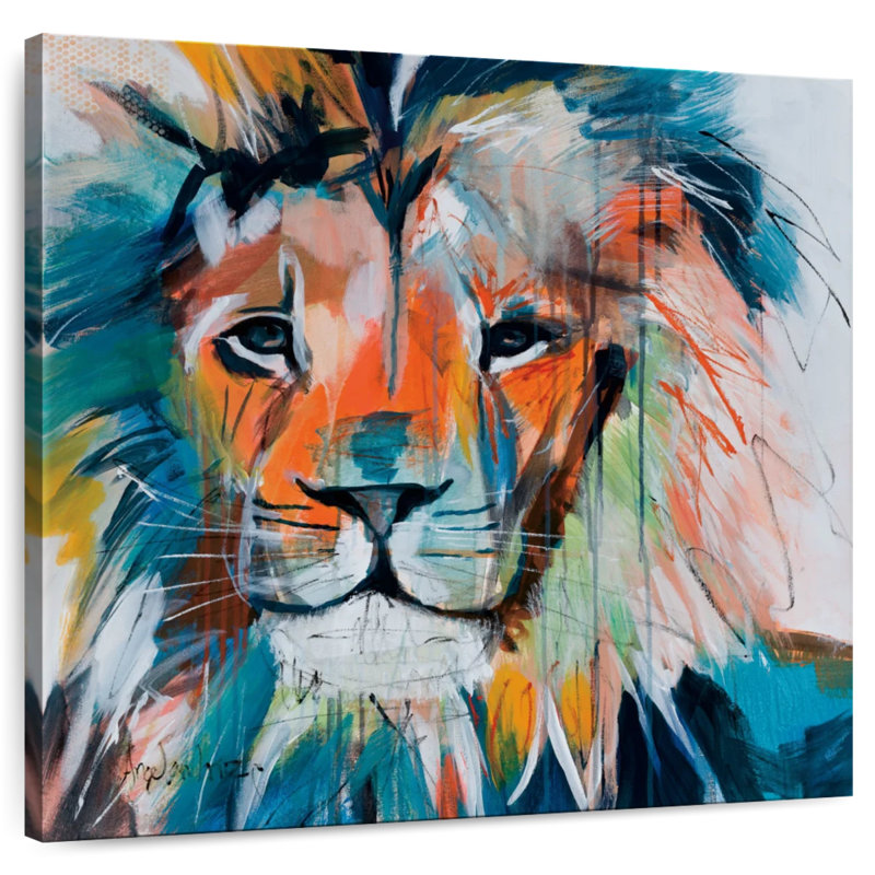 Crowle Do You Want My Lions Share, 24" H x 24" W
