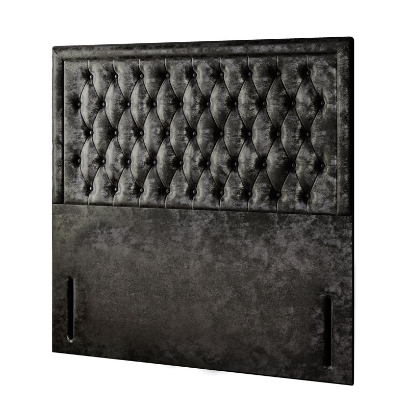 Scarborough Upholstered Headboard, Double (4'6), Black