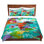 DiaNoche King Duvet Cover Sets Microfiber by Sue Allemand - Climate Change