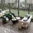 Modern Simple Sofa Coffee Table Combination