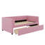Lit de jour simple tapissier avec 2 tiroirs-1545776451