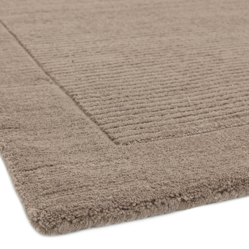 Durbin Solid Colour Wool Hand Woven Area Rug, Runner 68 x 240cm