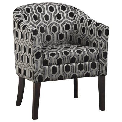 Fauteuil d'appoint Meraly Space Adorner, gris / noir