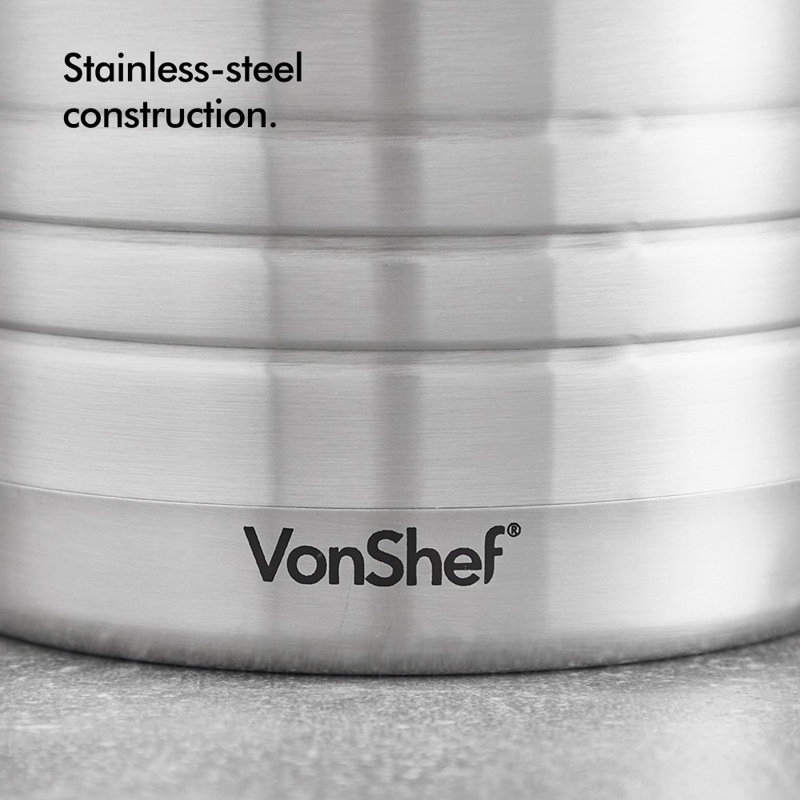VonShef 2000ml Vacuum Insulated Stainless Steel Water Bottle