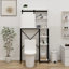 Armoire de rangement au-dessus de la toilette