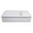 Whitehaus 36” Single Bowl Fireclay Kitchen Sink: Integral Drainboard, 2-1/2" Lip Front Apron-542610770