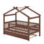 Wooden House Bed With Trundle-351713181-351713182