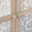 Armoire décorative en bois massif 4 portes Vikshi
