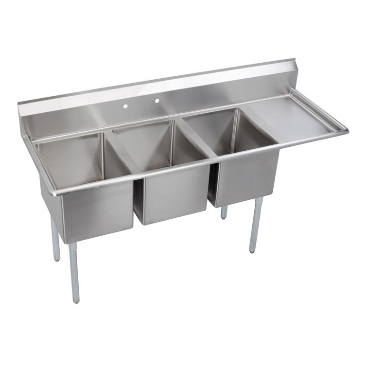 Dependabilt 72.5" L x 25.81" W Free Standing Service Sink