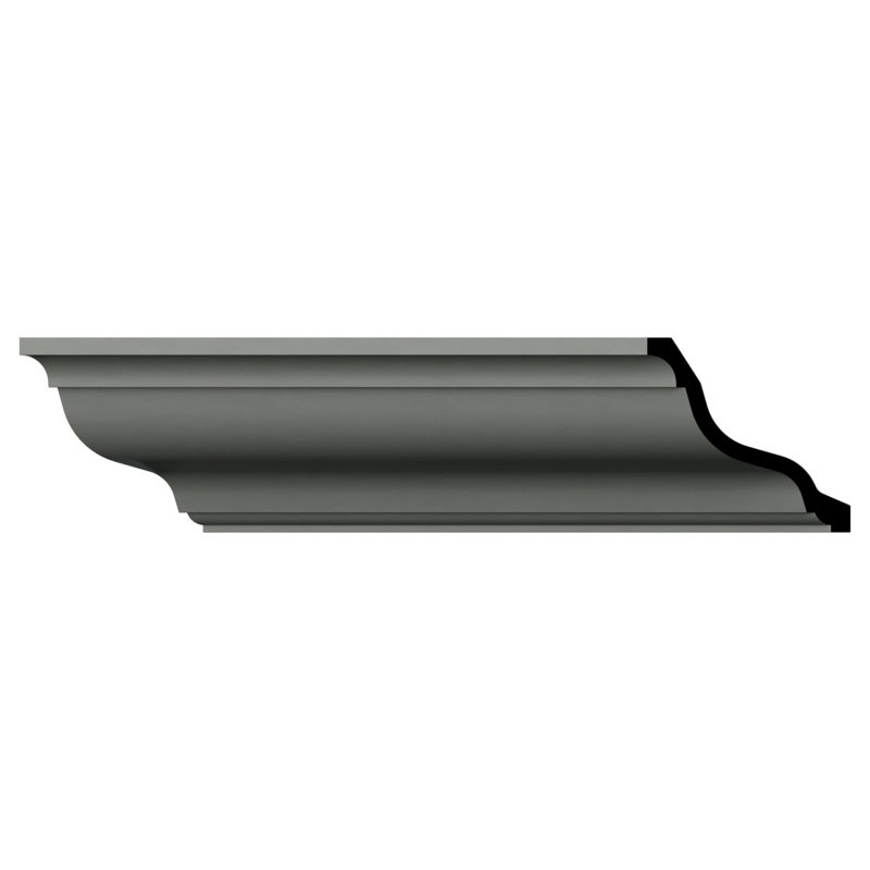 Nancy Gray Polyurethane Crown Moulding 96-inch