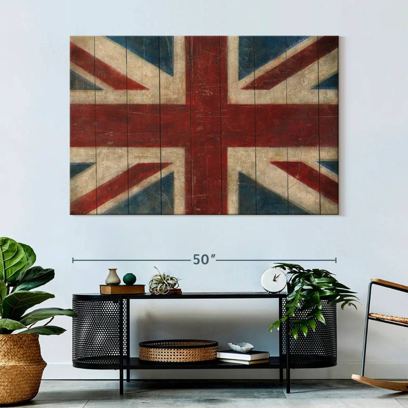 Borges Union Jack, 34" H x 51" W