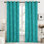 Panneaux de rideaux obscurcissants et isolants en polyester Kellda 