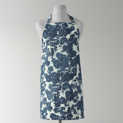 Printed Cotton Kitchen Apron with Pockets Adjustable