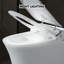 Toilette bidet intelligente de luxe: siège chauffant, sécheuse, eau chaude, télécommande, veilleuse à DEL, fermeture en douceur, chasse d'eau en cas de panne de courant