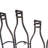 Knolan 5 Bottle Wall Mounted Wine Bottle Rack in Bronze