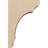 5"W x 10"D x 15"H Classic Hughes Rough Cedar Woodgrain TimberThane Corbel, Primed Tan-88291133