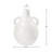 Soma 7" Matte White Ceramic Vase With Handles-40972984-40972985