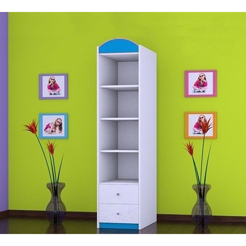 Nowak 1 Door Wardrobe, Blue